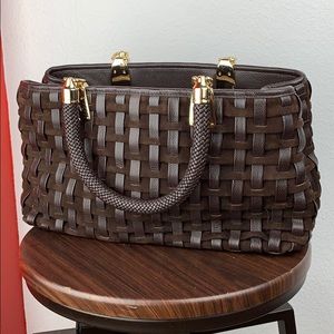 Cole Haan Collection Suede and Leather Tote